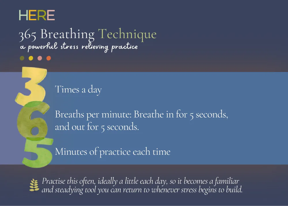 The first page of 365 Breathing Technique