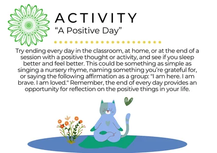 Preview of the A Positive Day A4 Landscape activity