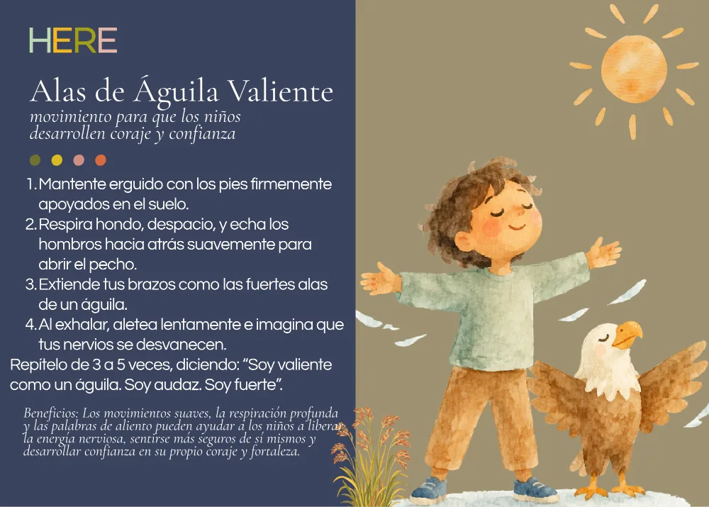 The first page of Alas de Águila Valiente