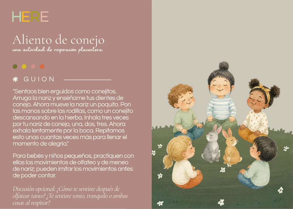 The first page of Aliento de conejo