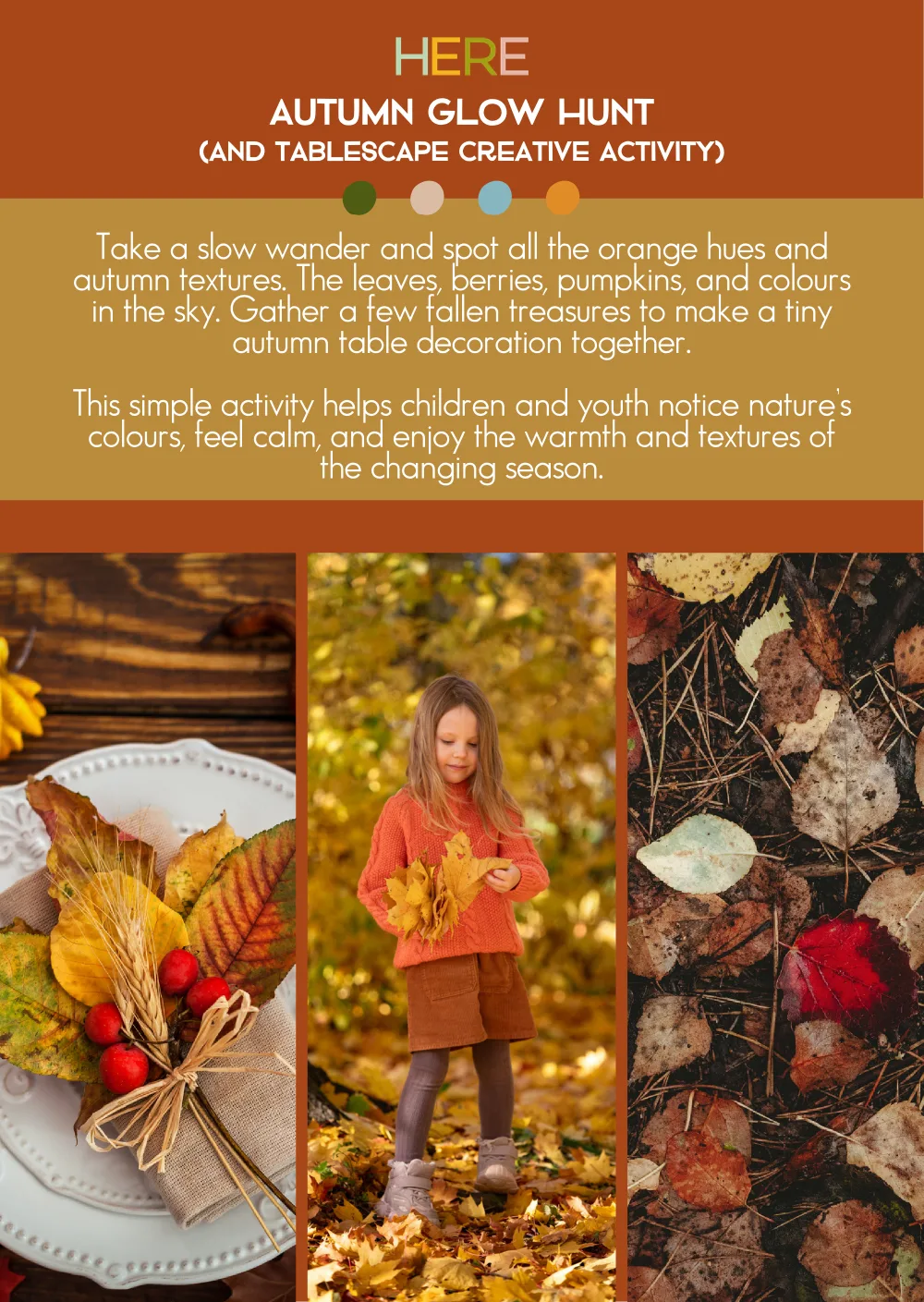 The first page of Autumn Glow Hunt