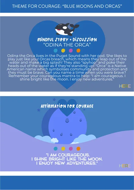 Preview of the Blue Moons And Orcas A4 activity