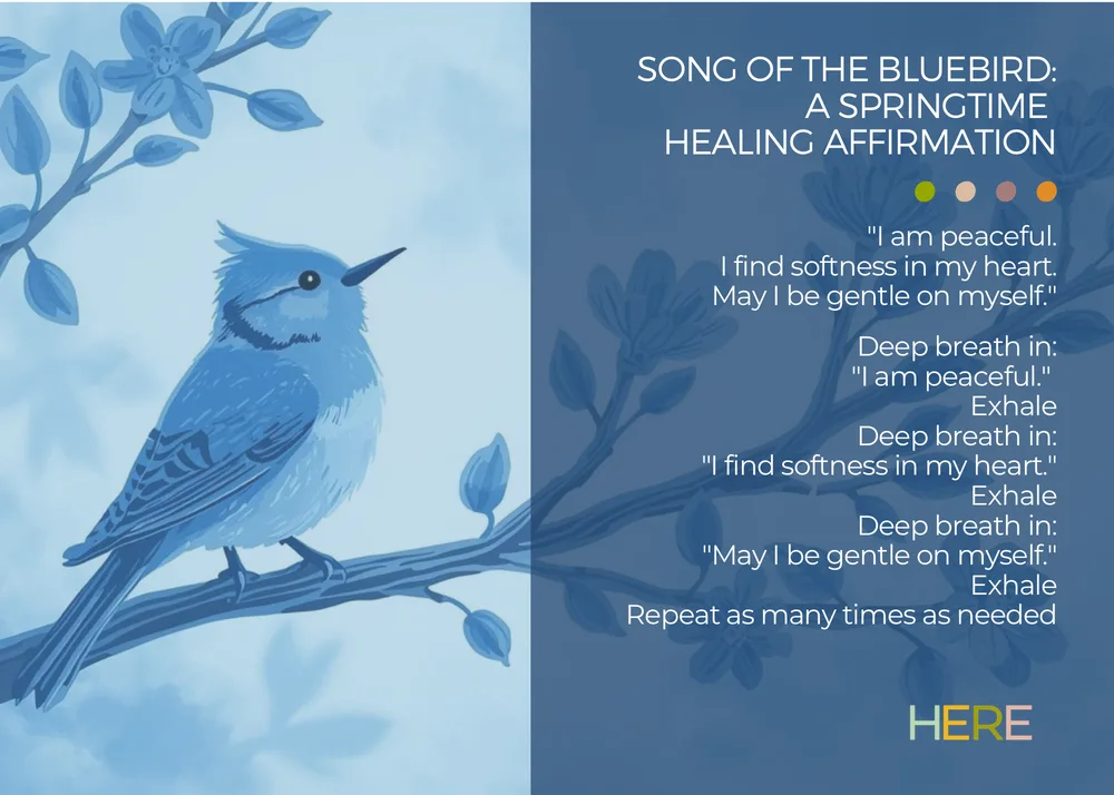 The first page of Bluebird Spring