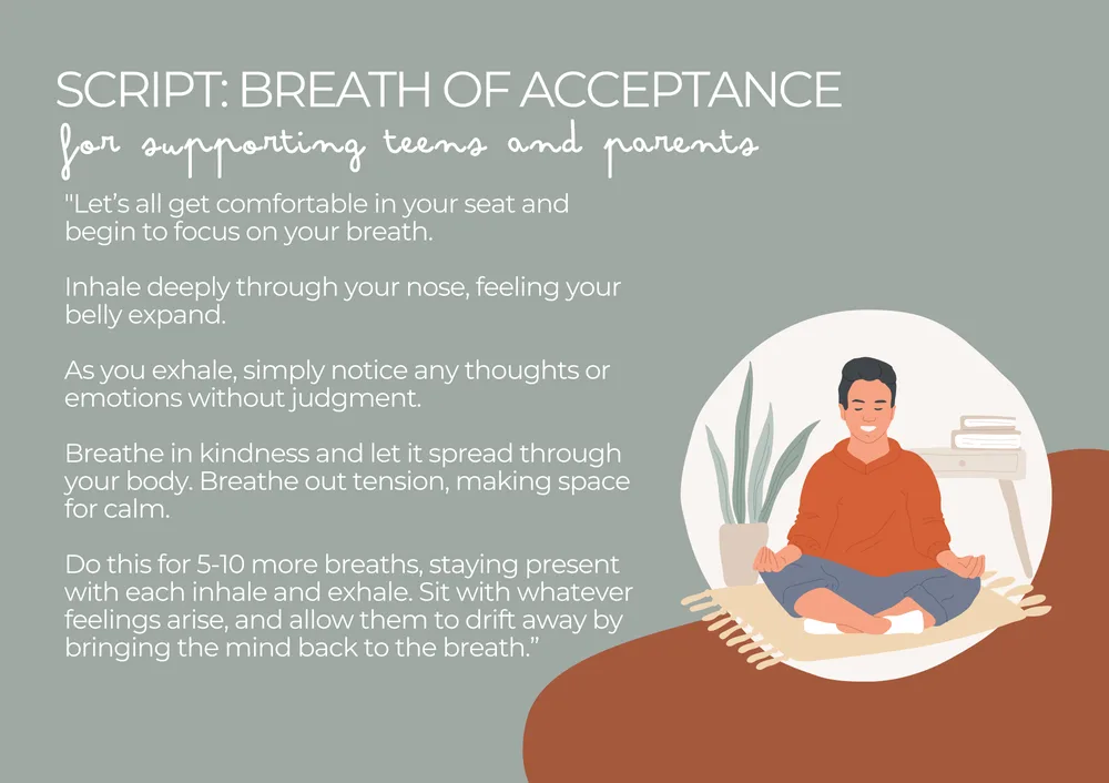 The first page of Breath of Acceptance