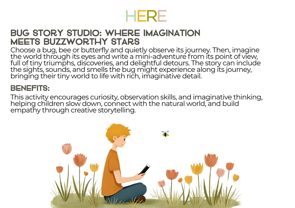 The first page of Bug Story Studio