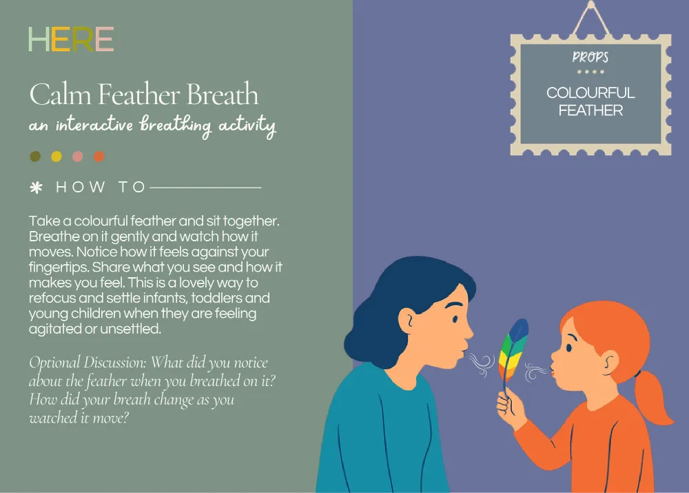 The first page of Calm Feather Breath
