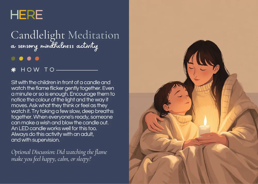 The first page of Candlelight Meditation