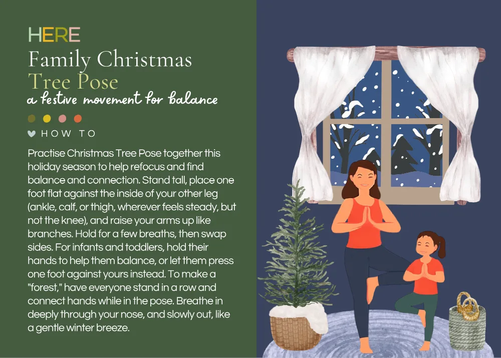 The first page of Christmas Tree Pose
