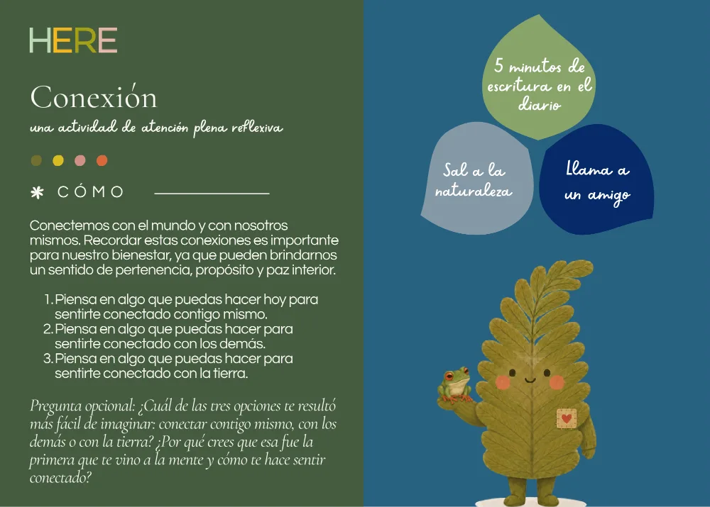The first page of Conexión