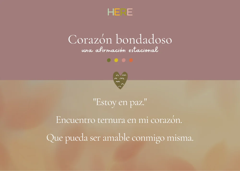 The first page of Corazón Bondadoso