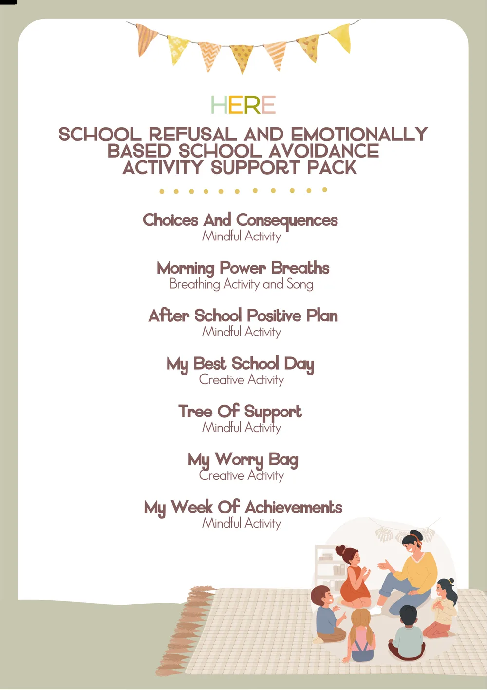 The first page of Emotionally Based School Avoidance & Refusal