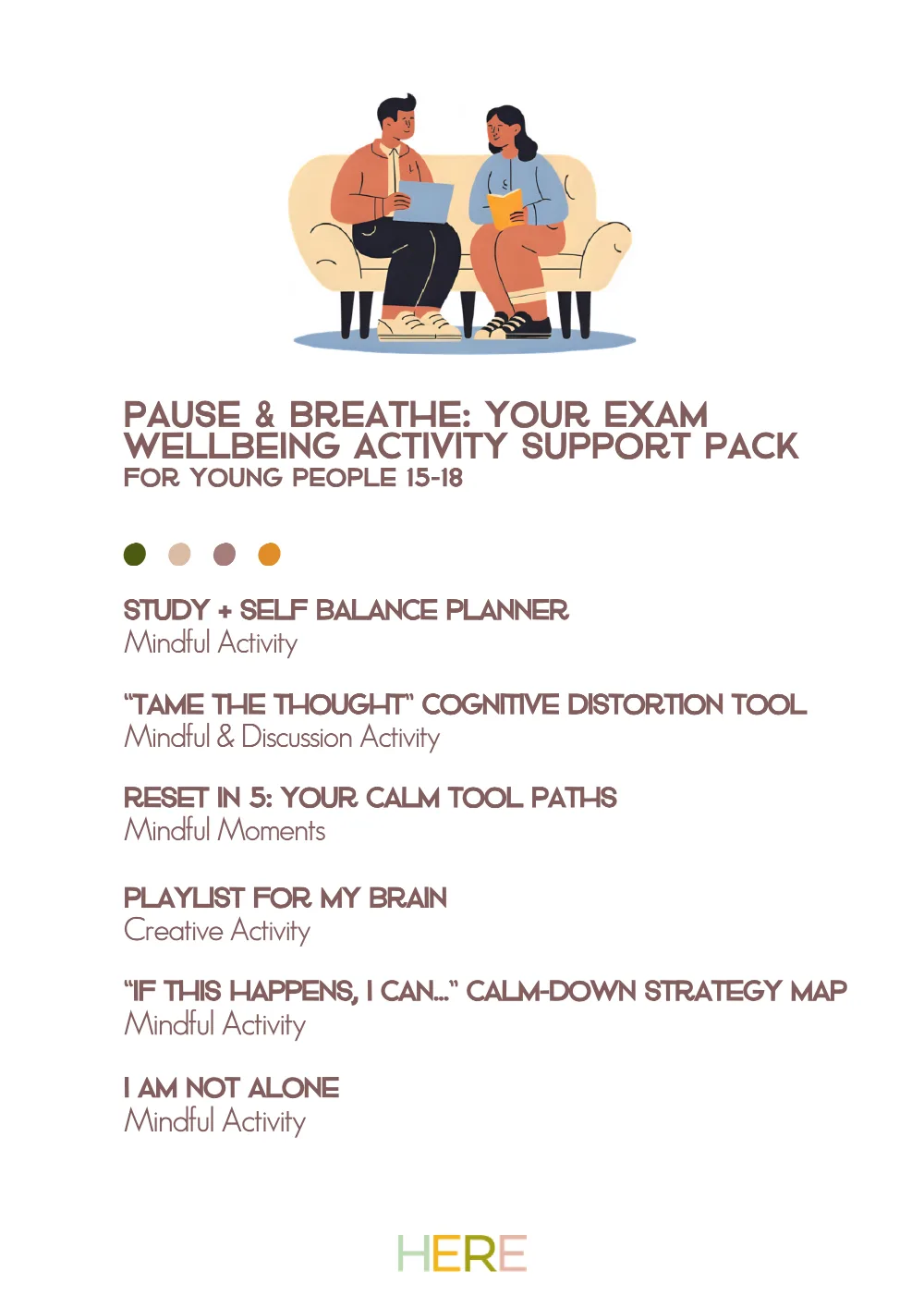 The first page of Exam Confidence Pack