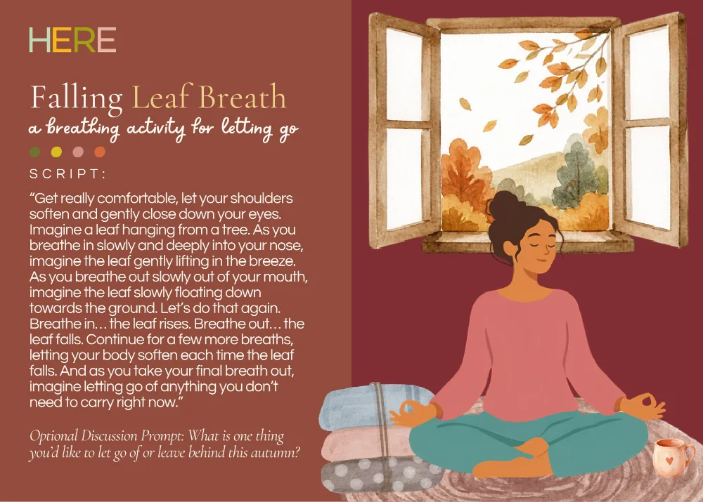 The first page of Falling Leaf Breath