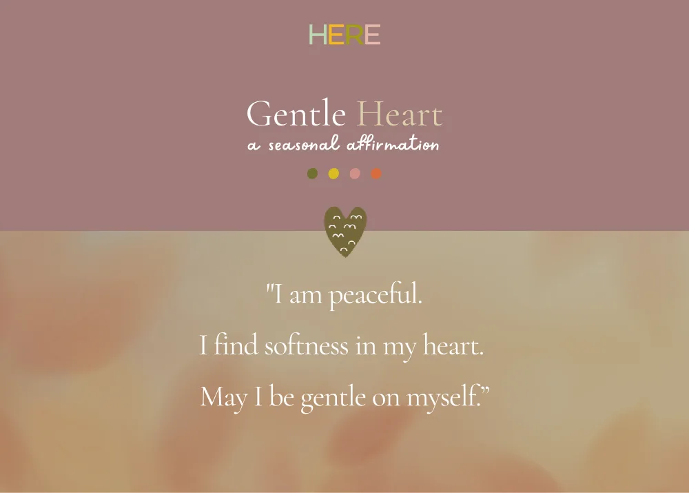 The first page of Gentle Heart