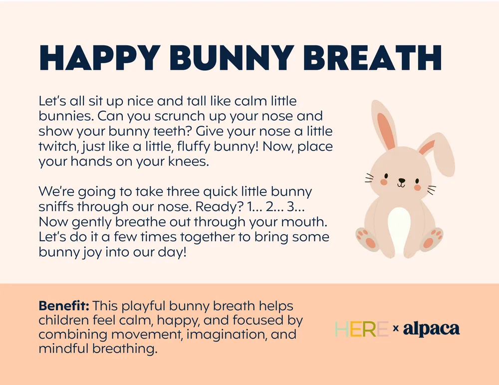 The first page of Happy Bunny Breath