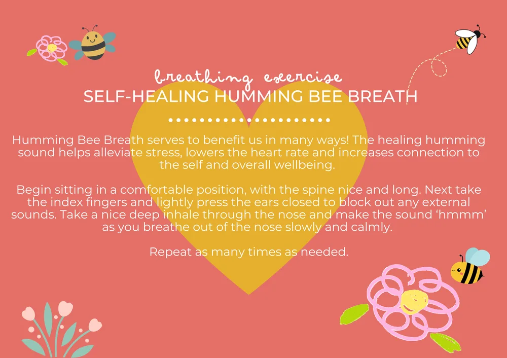 The first page of Healing Bee Breath