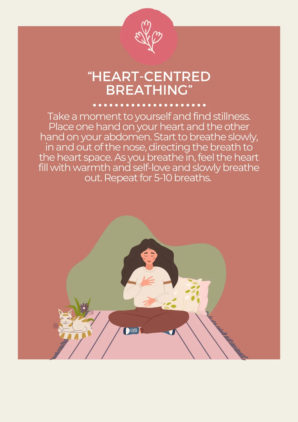 The first page of Heart-Centred Breathing