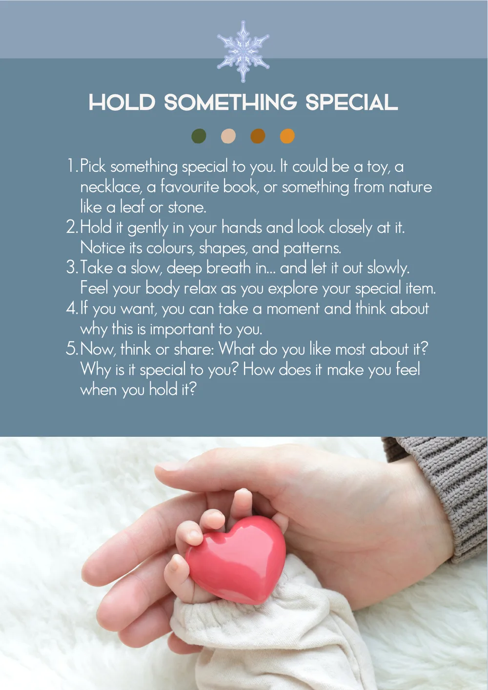 The first page of Hold Something Special