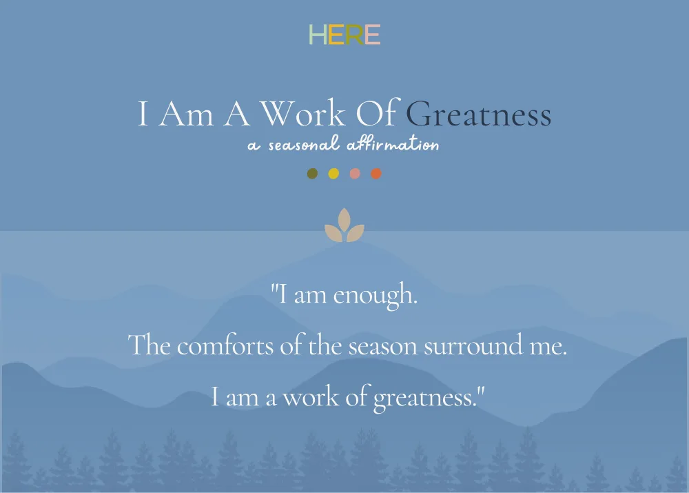 The first page of I Am A Work Of Greatness