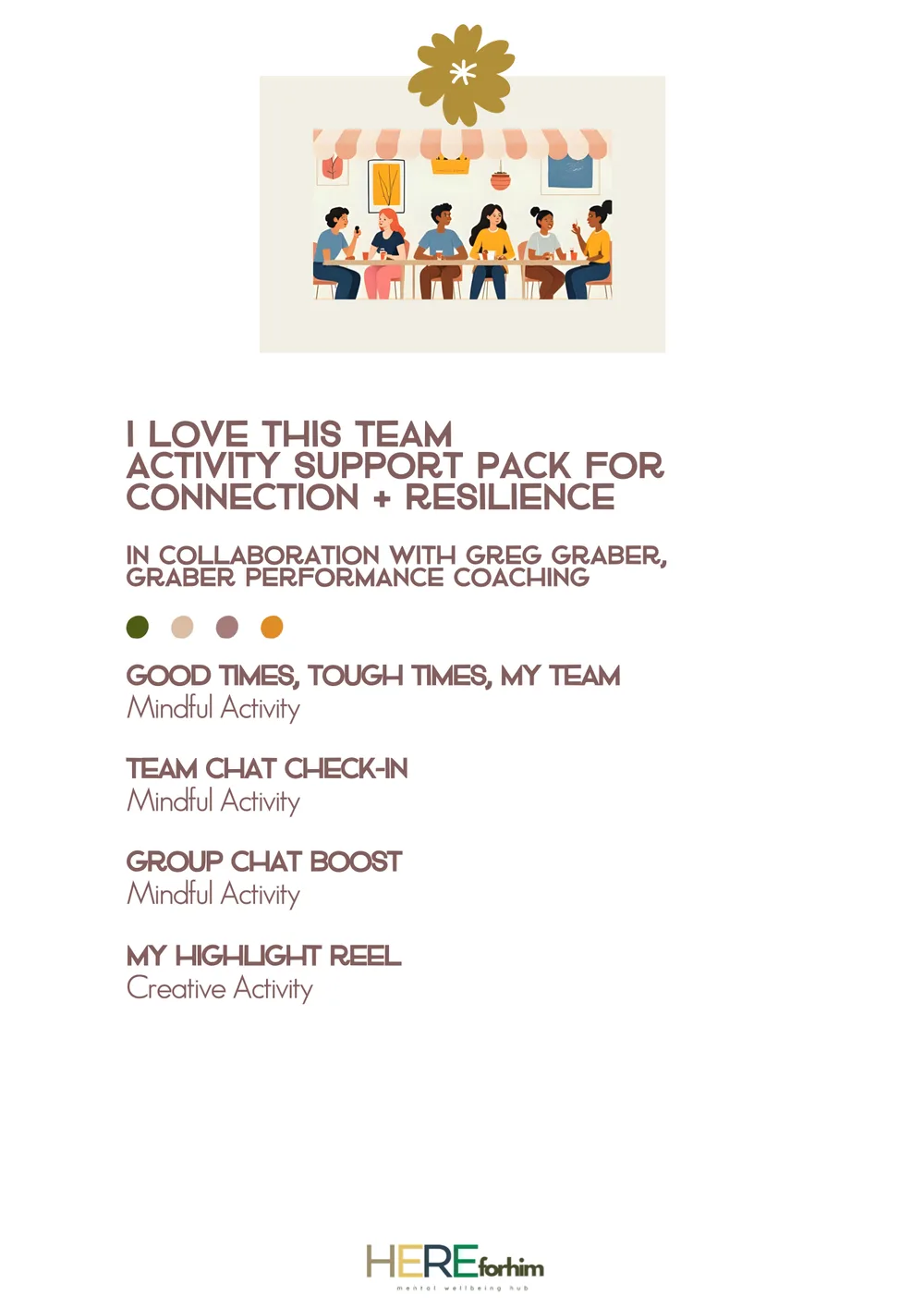 The first page of I Love This Team