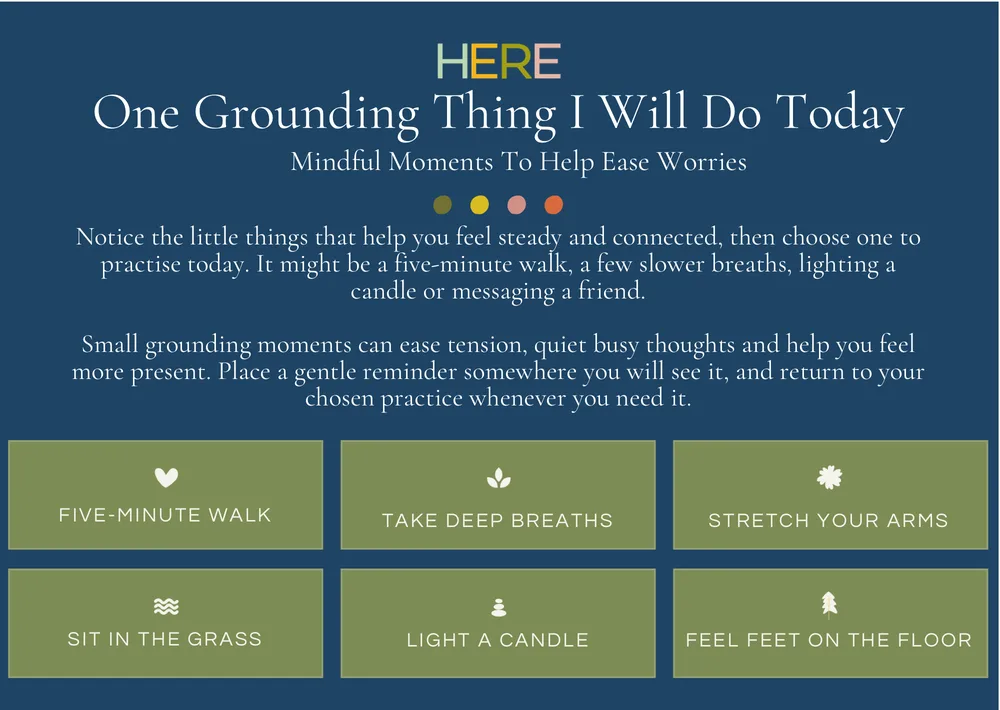The first page of Inspiration: One Grounding Thing