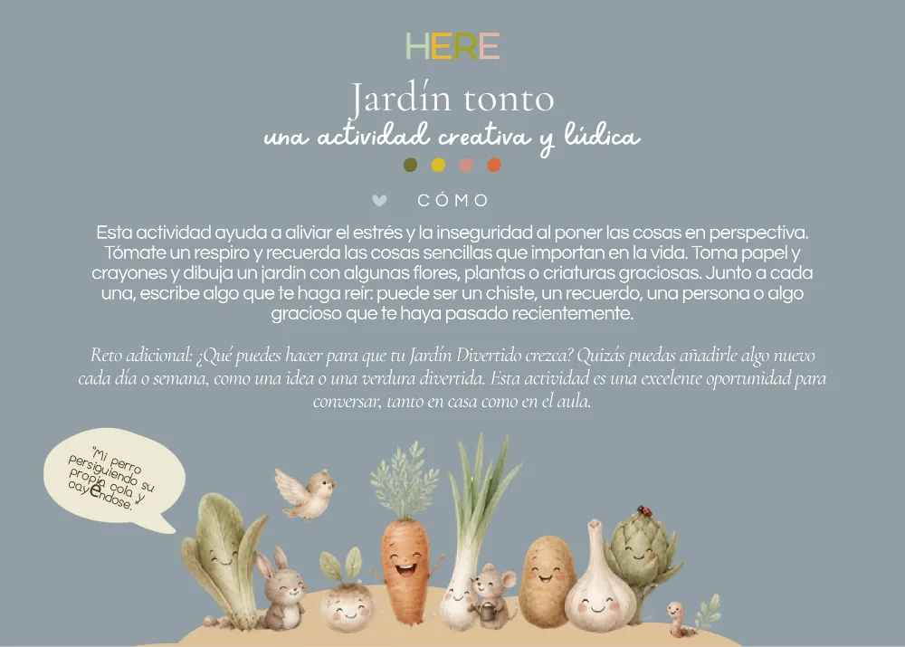 The first page of Jardín Tonto