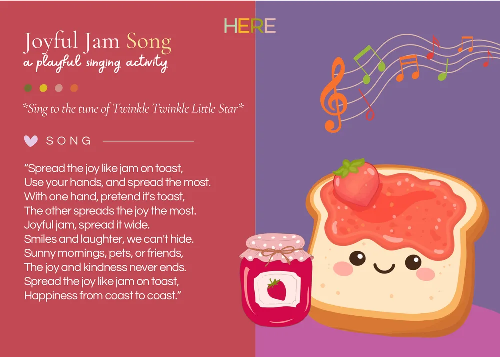 The first page of Joyful Jam Song