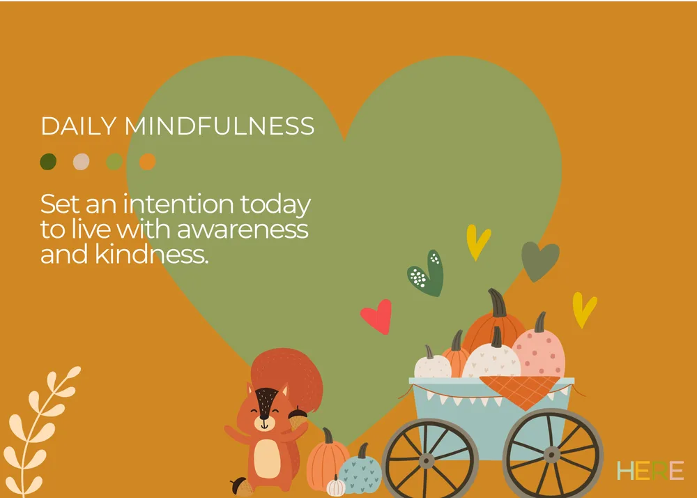 The first page of Kindness Intention