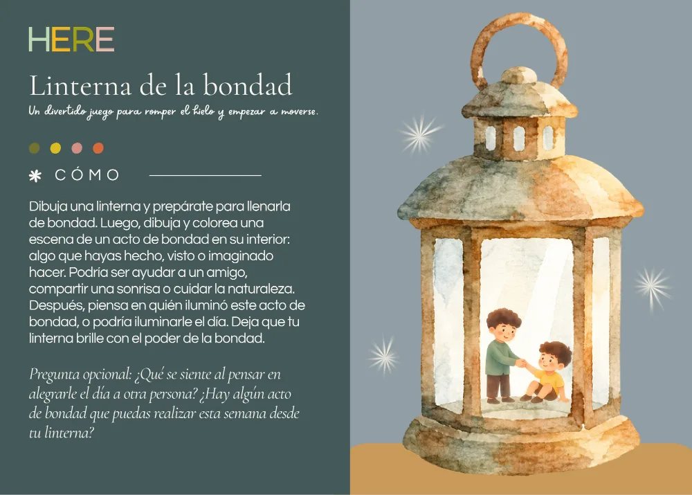 The first page of Linterna de la bondad