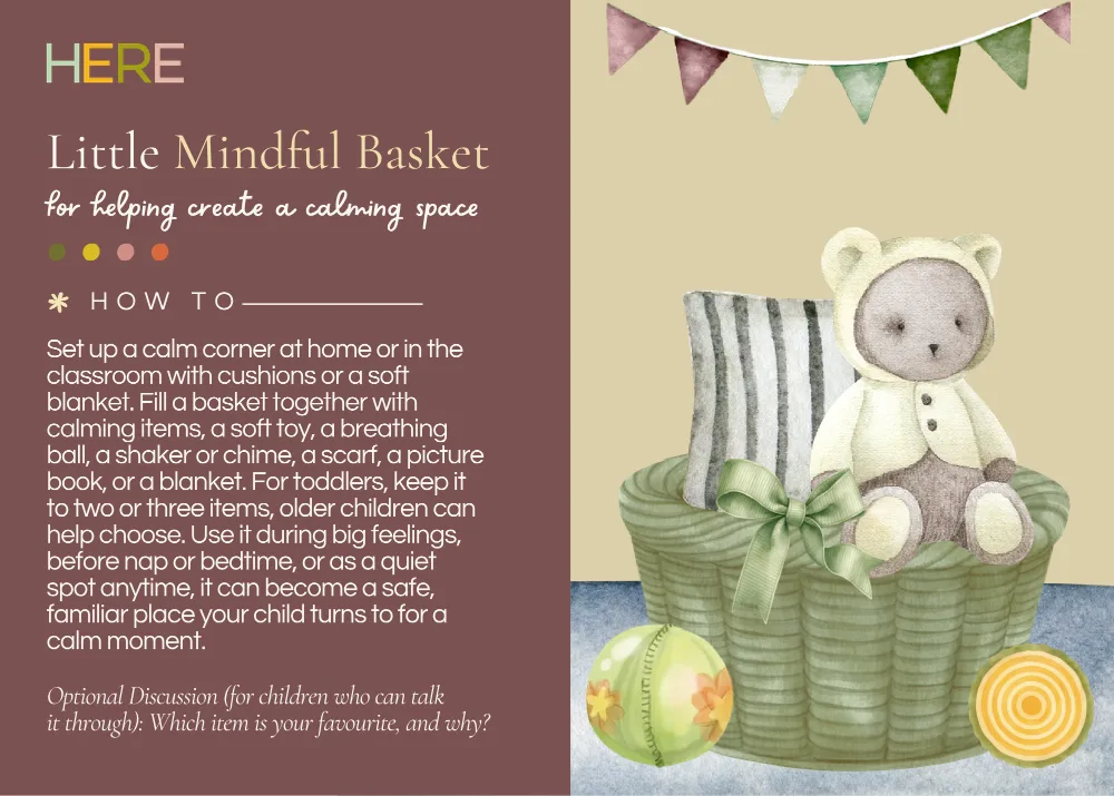 The first page of Little Mindful Basket