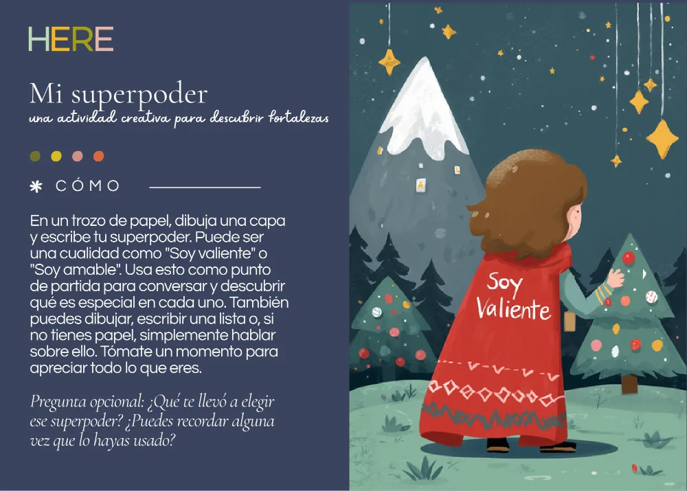 The first page of Mi Superpoder