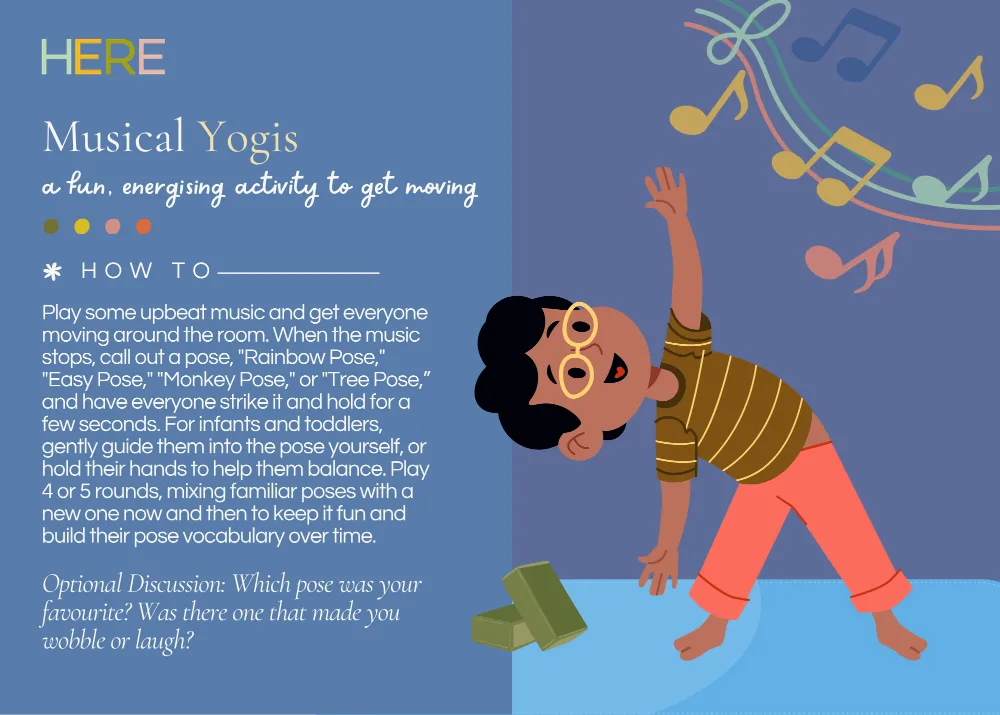 The first page of Musical Yogis