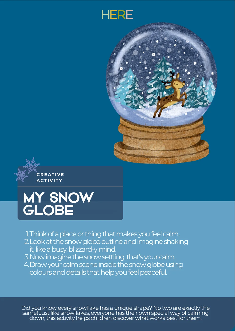 The first page of My Snow Globe