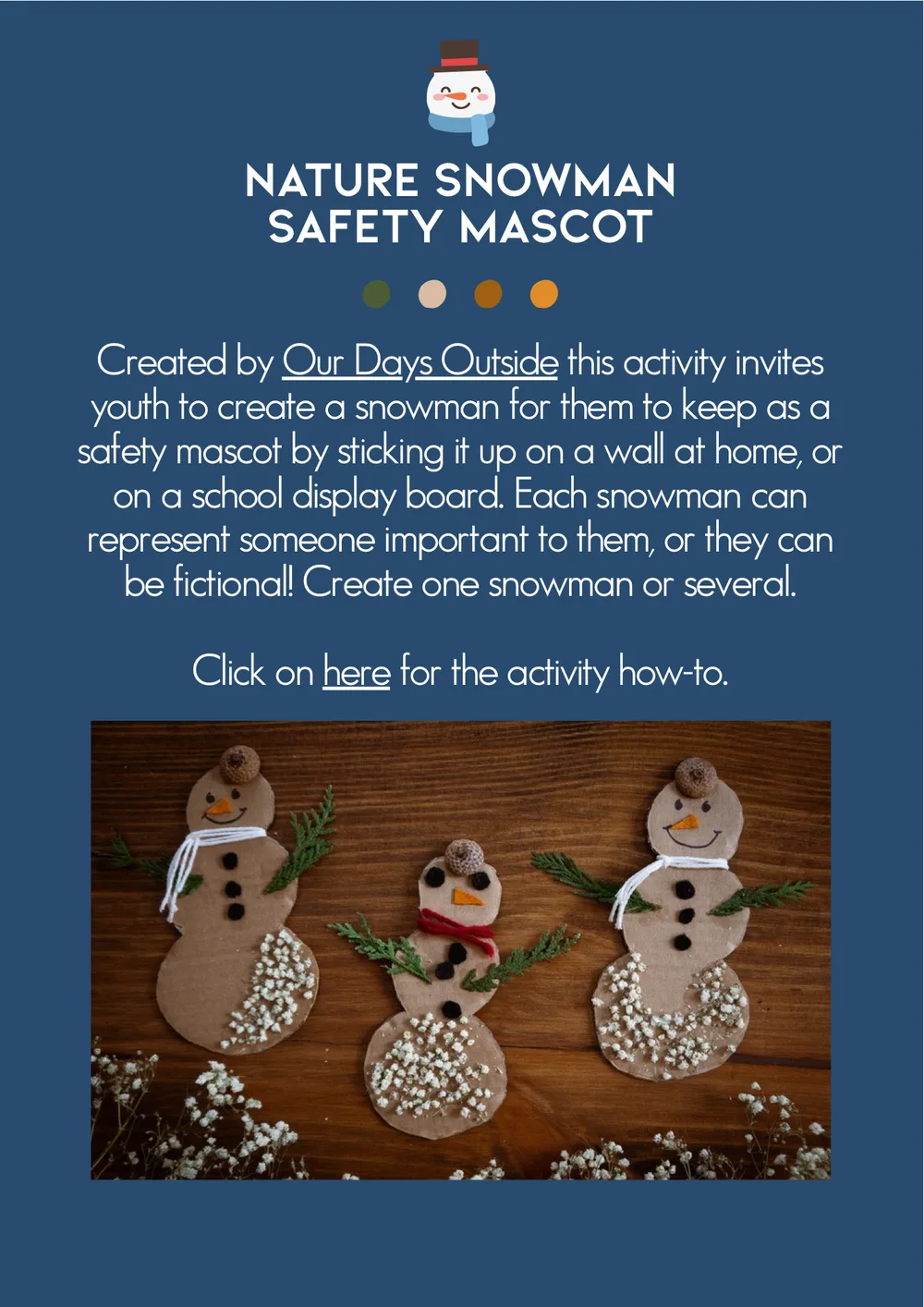 The first page of Nature Snowmen