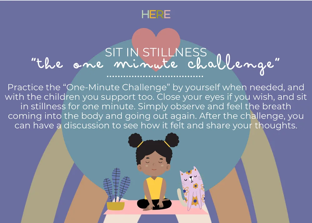 The first page of One-Minute Challenge