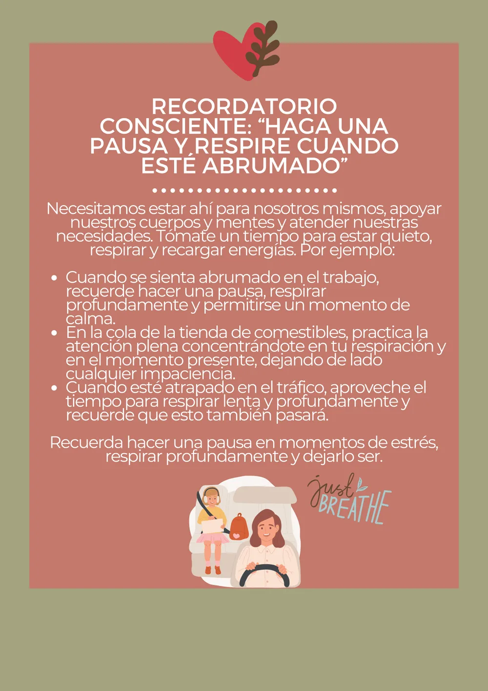 The first page of Pausa Y Respira
