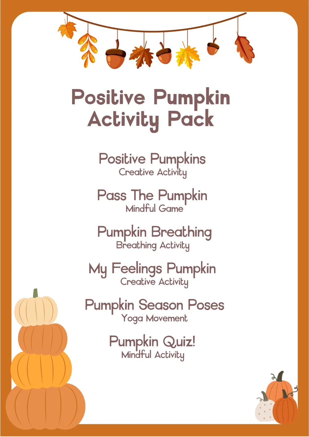 The first page of Positive Pumpkin