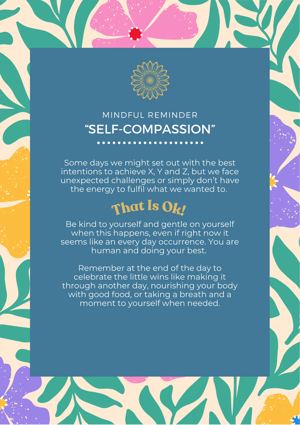 The first page of Practice Self-Compassion