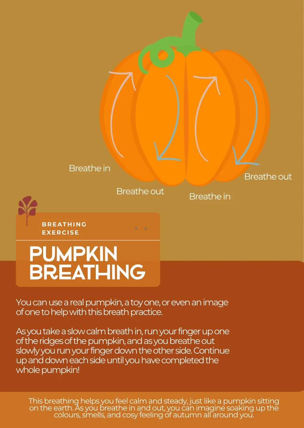The first page of Pumpkin Breathing How-To Sheet