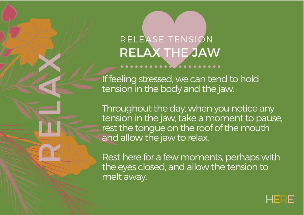 The first page of Relax The Jaw