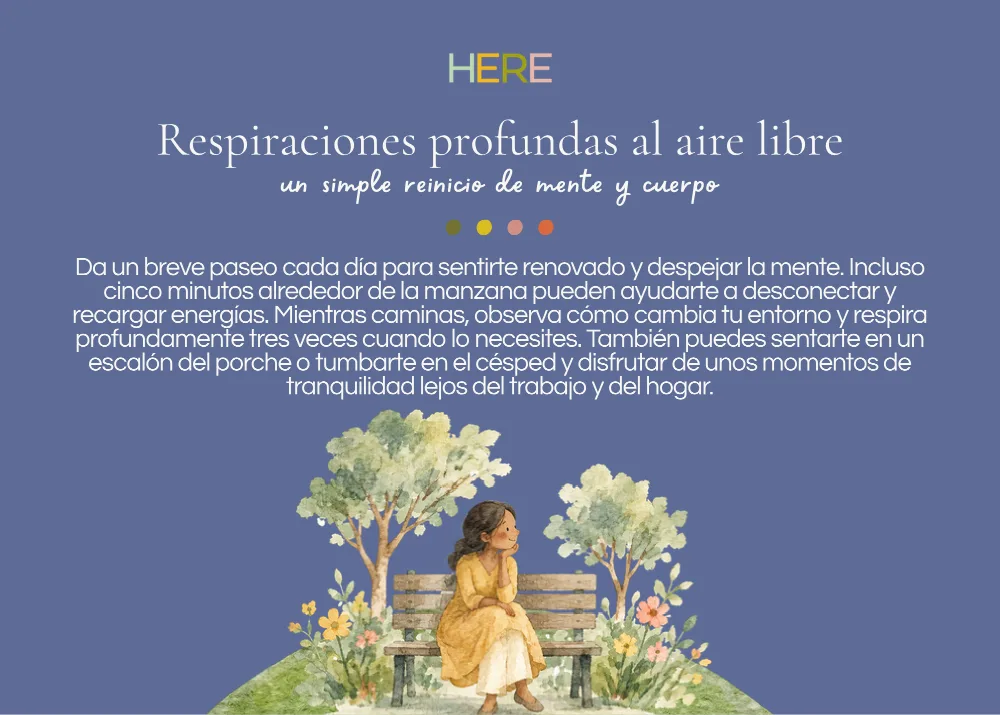 The first page of Respiraciones profundas al aire libre