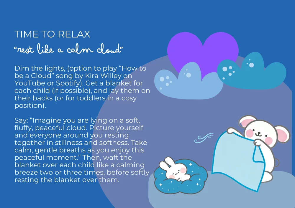 The first page of Rest Like A Calm Cloud
