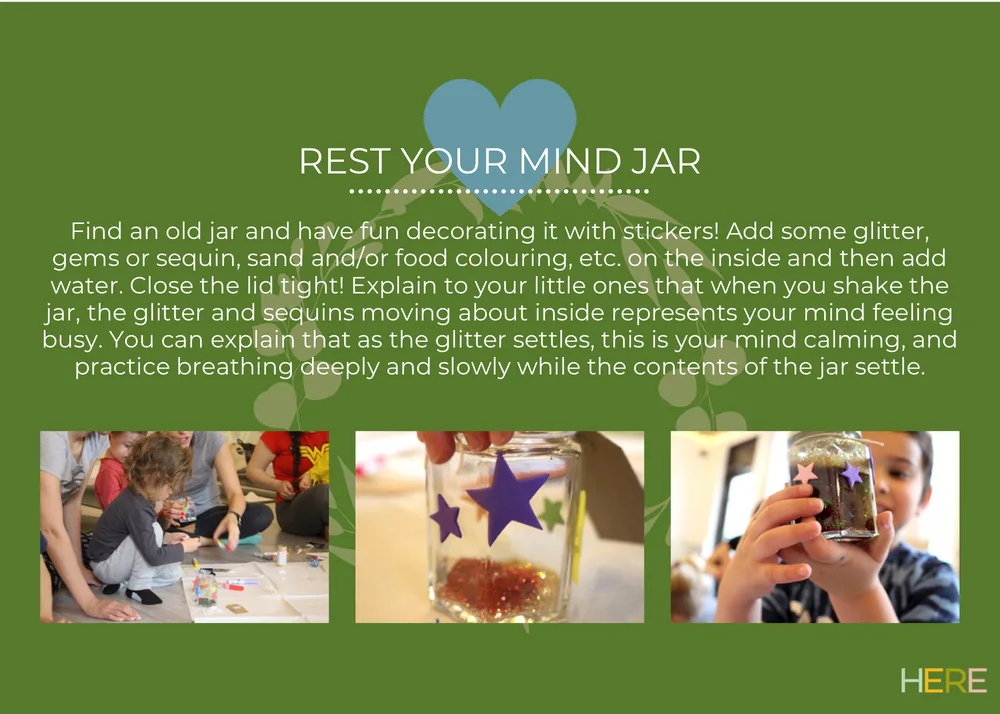 The first page of Rest Your Mind Jar