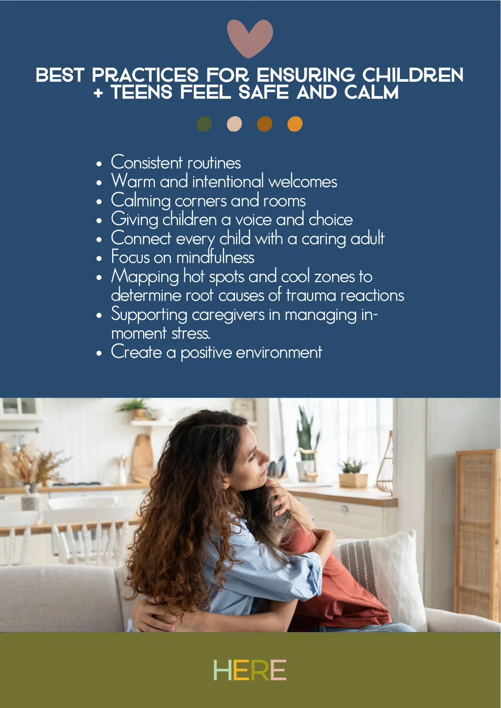 The first page of Safe and Calm Practices