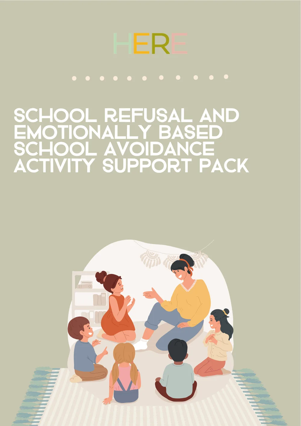 The first page of School Refusal And Avoidance Pack