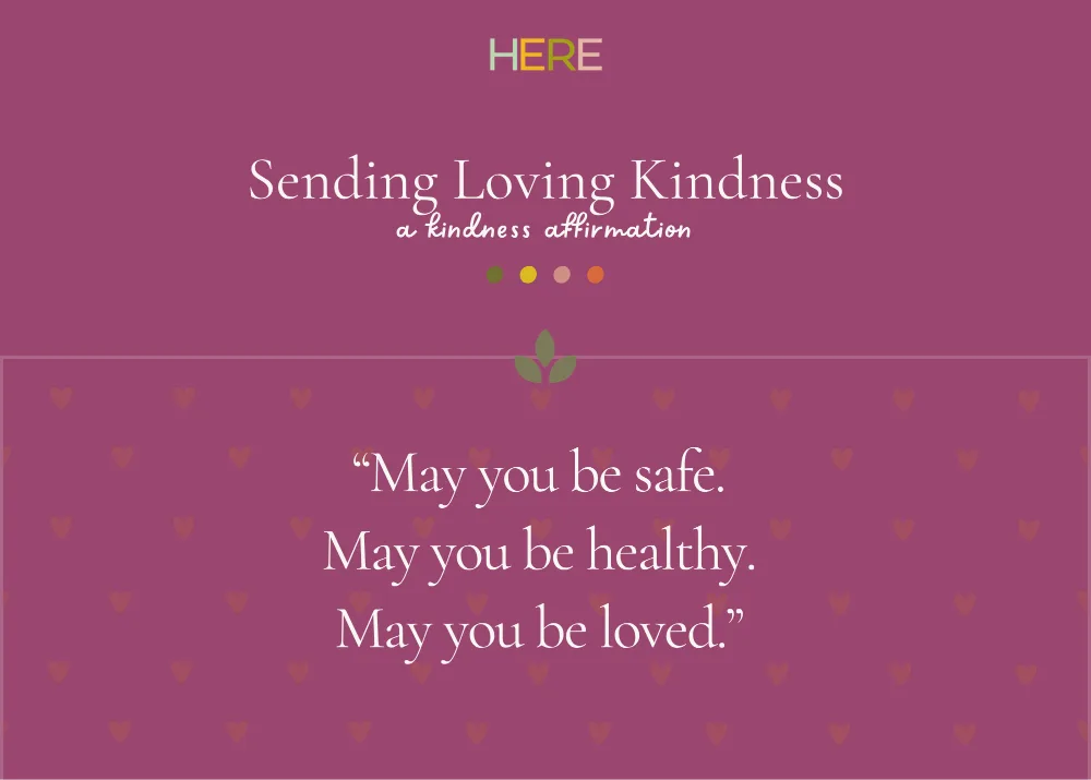 The first page of Sending Loving Kindness