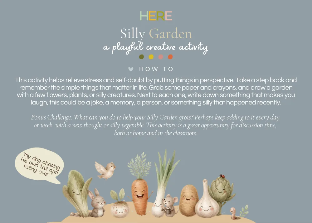 The first page of Silly Garden