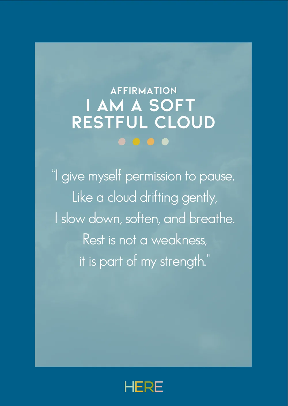 The first page of Soft Restful Cloud