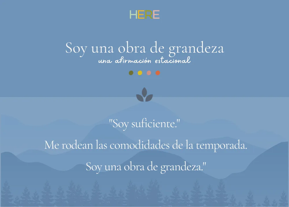 The first page of Soy Una Obra De Grandeza