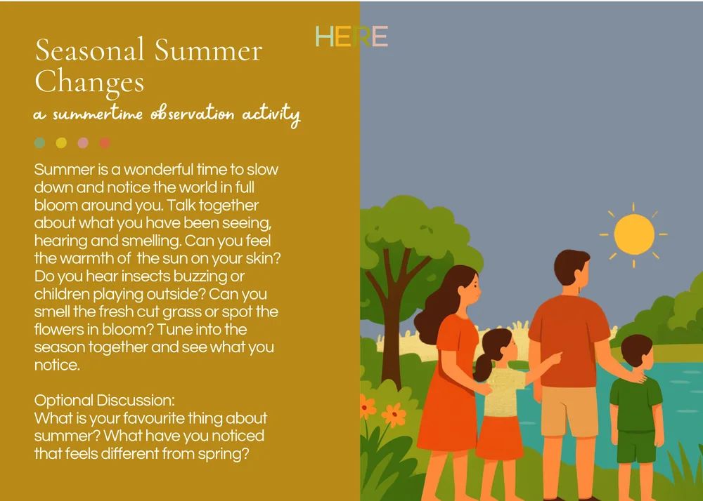 The first page of Summer Changes
